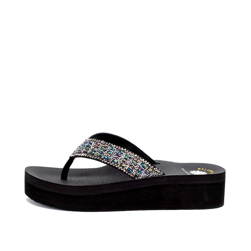 YELLOW BOX FLIP FLOPS BOBINA COLOR BLACK MEDIUM WIDTH